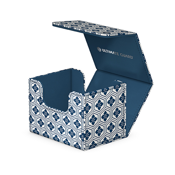 Ultimate Guard: Deck Case - Sidewinder 100+ XenoSkin - Shogun’s Journey- Part 2: Kikko (White / Blue)