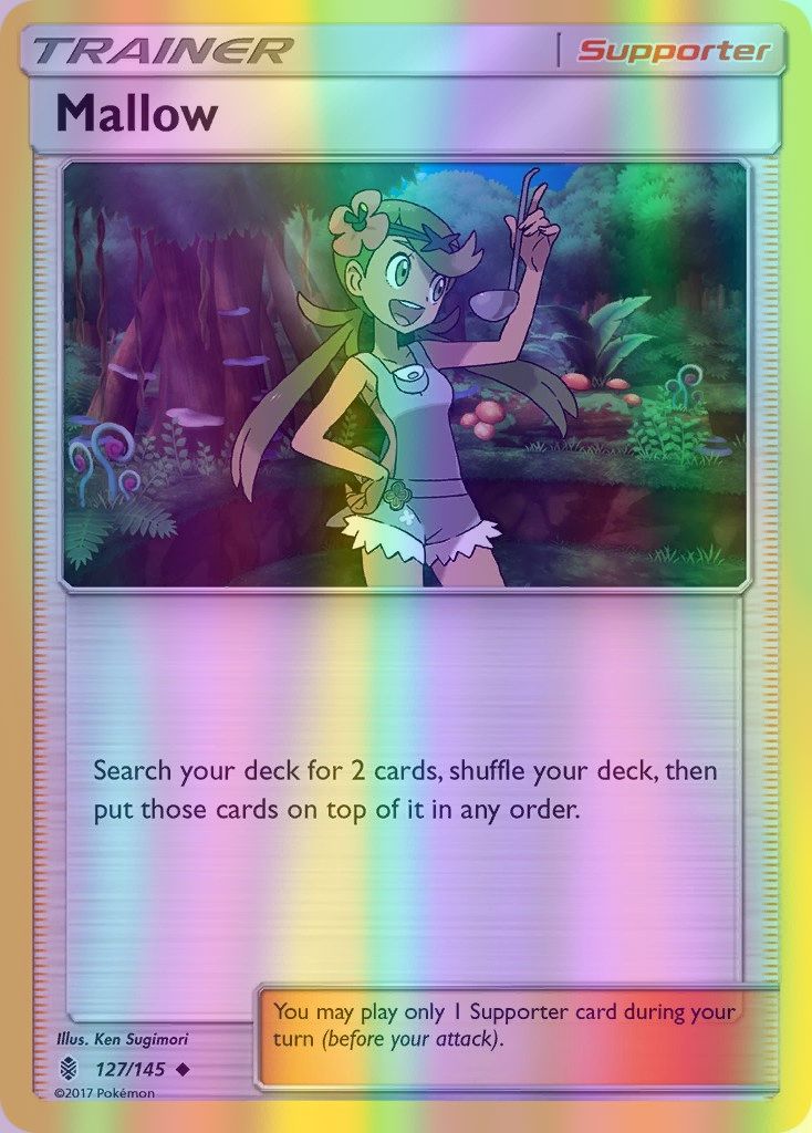 Mallow - 127/145 (SM:GRI) Uncommon - Near Mint Reverse Holofoil