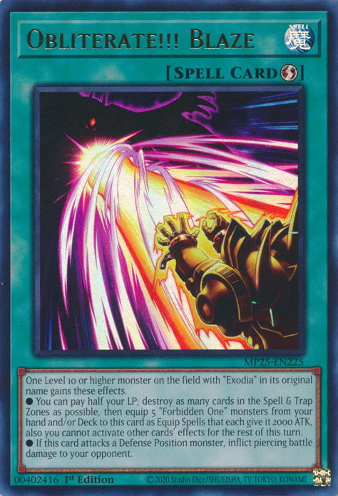 Obliterate!!! Blaze (MP25-EN225)