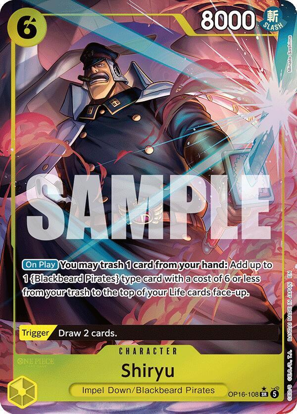 Shiryu (Full Art) - (OP16-108) SR - Near Mint