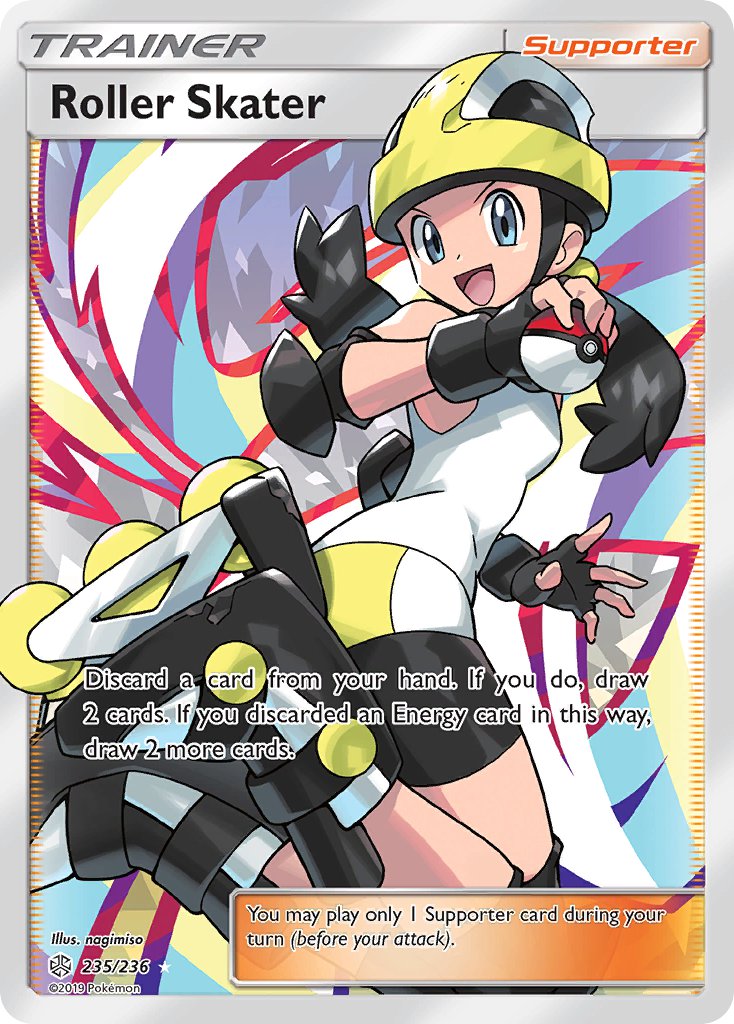 Roller Skater (Full Art) - 235/236 (CEC) Ultra Rare - Near Mint Holofoil