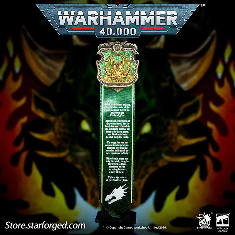 Starforged: Warhammer 40K - Seal & Badge - Salamanders: Promethean Creed