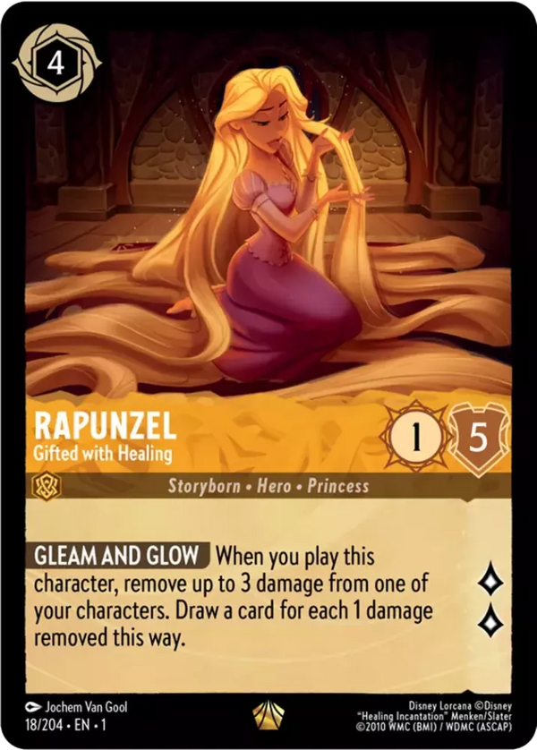 Rapunzel - Gifted with Healing (The First Chapter 18/204) Legendary - Near Mint