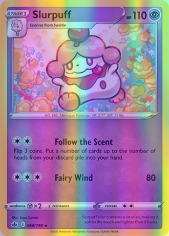 Slurpuff - 068/198 (SWSH06) Rare - Near Mint Reverse Holofoil