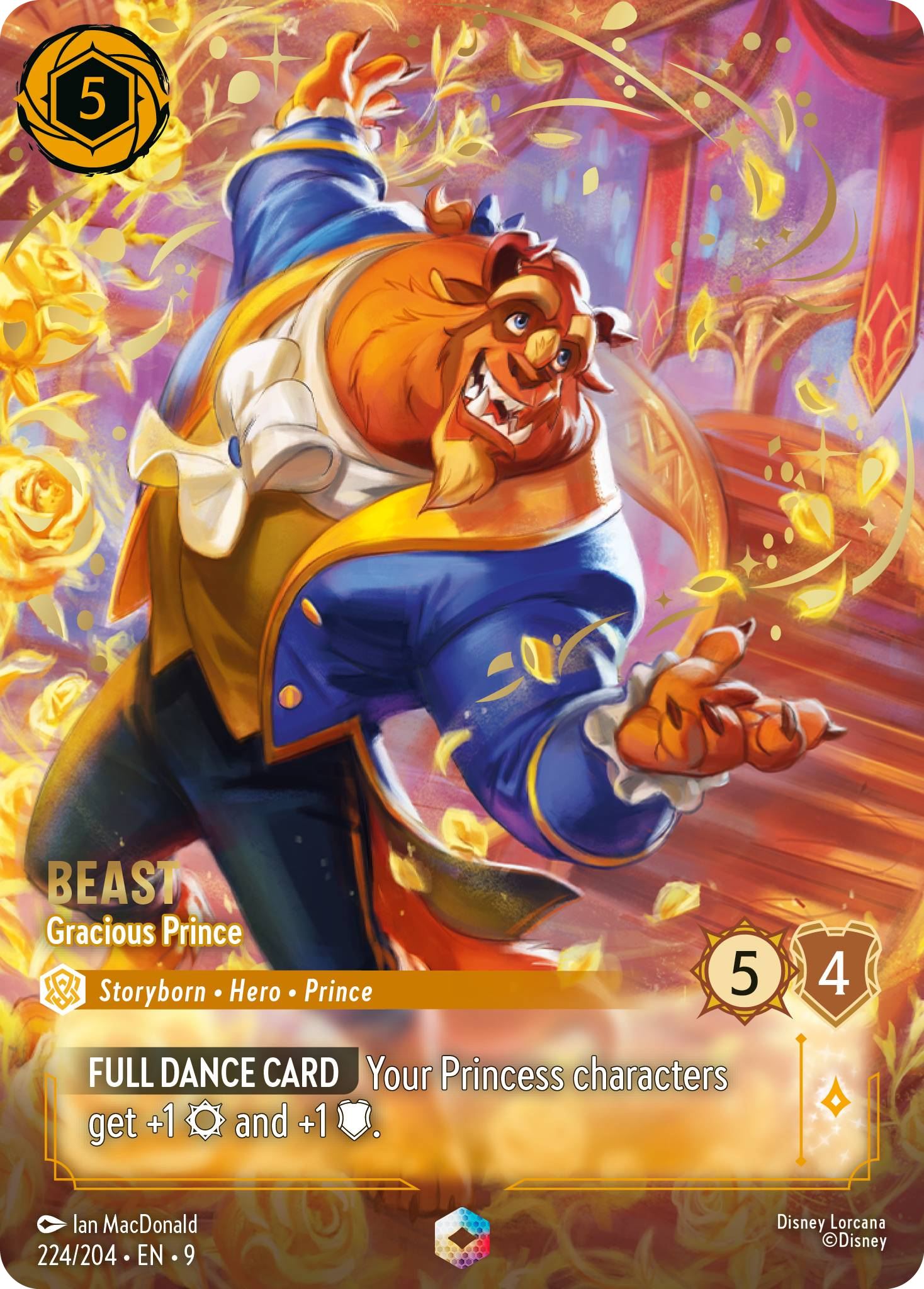 Beast - Gracious Prince (Fabled - 224/204) Enchanted