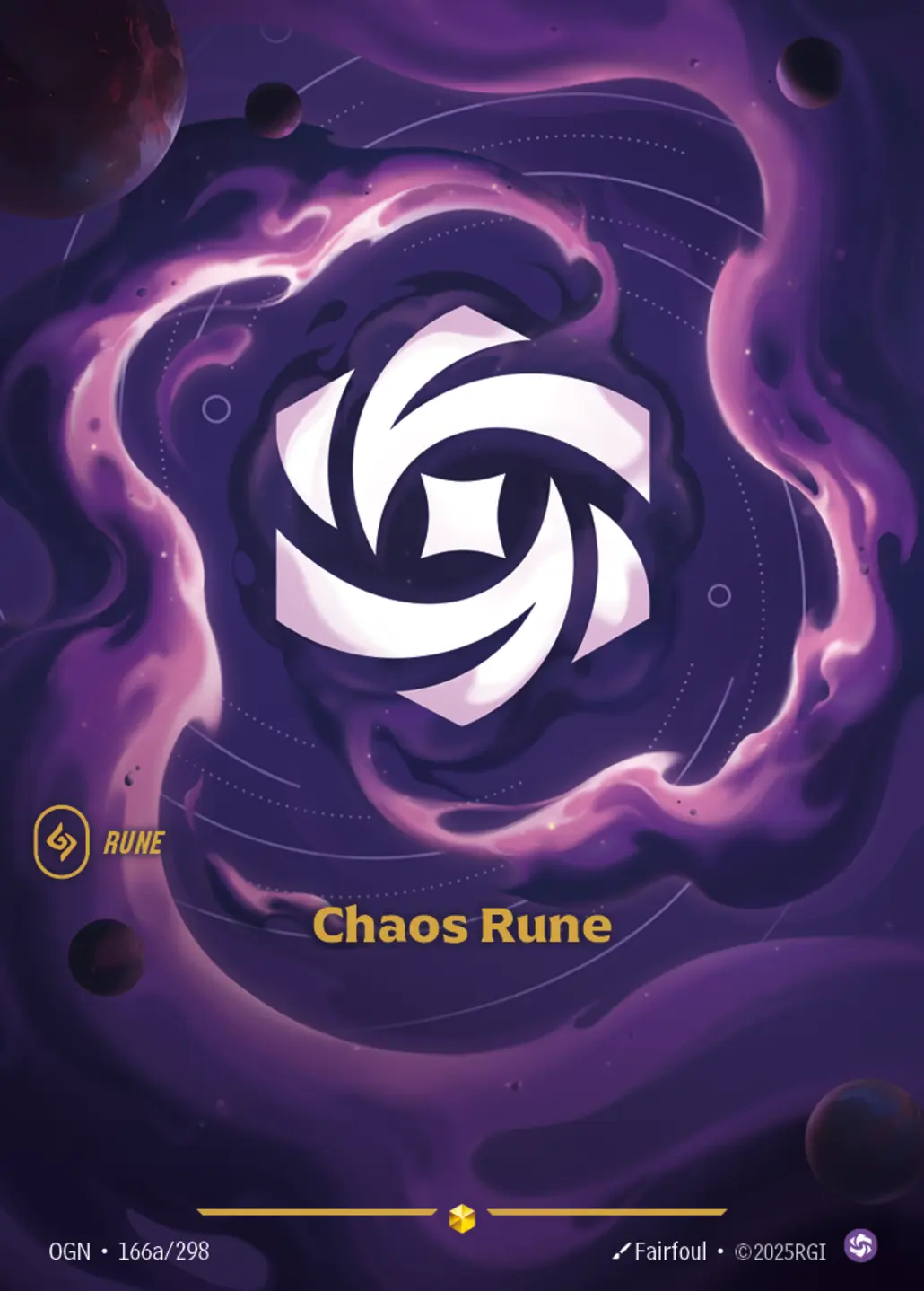 Chaos Rune (Alternate Art) - 166a/298 (OGN) Showcase