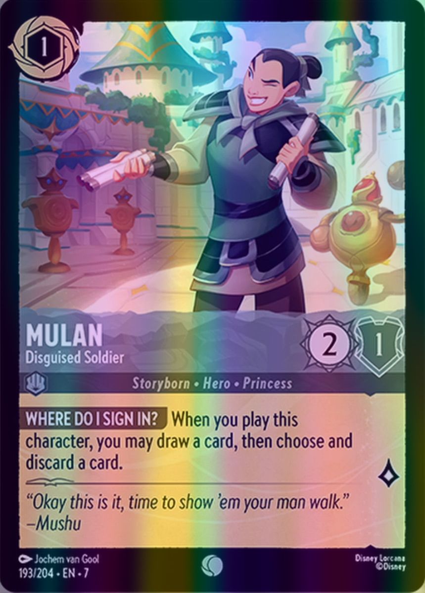 Mulan - Disguised Soldier (Archazia's Island - 193/204) Common
