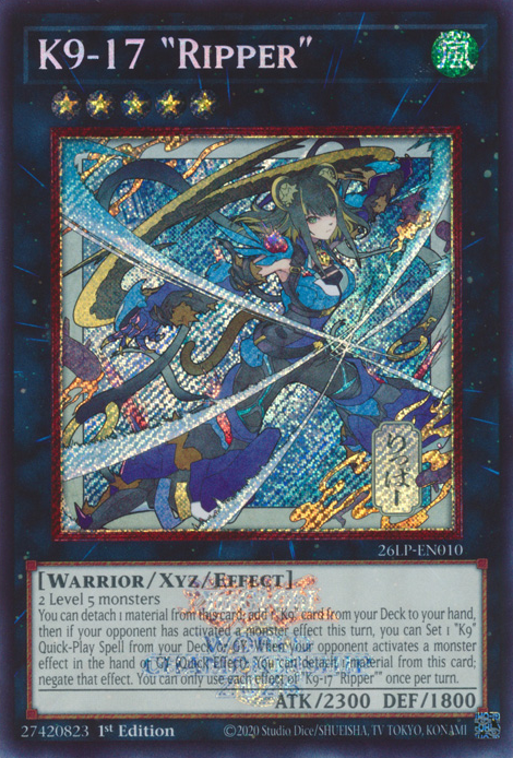 K9-17 Ripper (Emblazoned Alternate Art) (26LP-EN010)