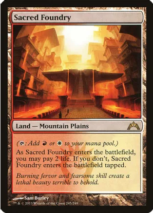 Sacred Foundry (GTC-R) Moderate Play