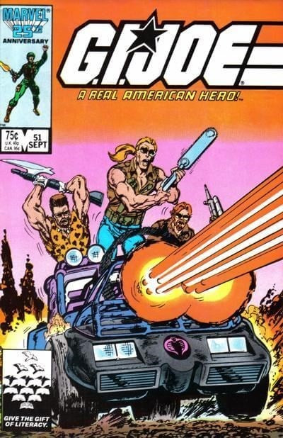 G.I. Joe: A Real American Hero (1982 Series) #51 (8.0) 1st App Cross Country, Thrasher, Thunder, Toll Booth, and Zandar