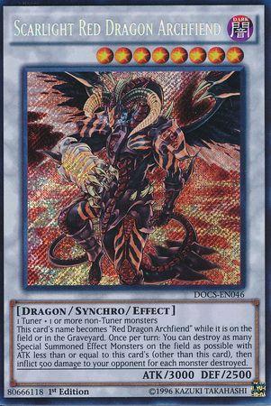 Scarlight Red Dragon Archfiend (DOCS-EN046) 1st Edition Secret Rare