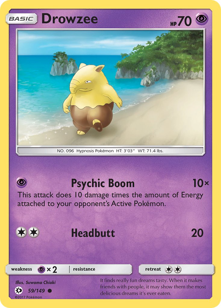 Drowzee - 059/149 (SM01) Common - Near Mint