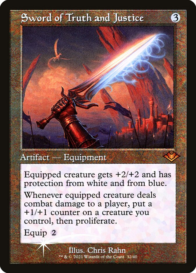 Sword of Truth and Justice (MH1-R-FOIL-ETCHED)