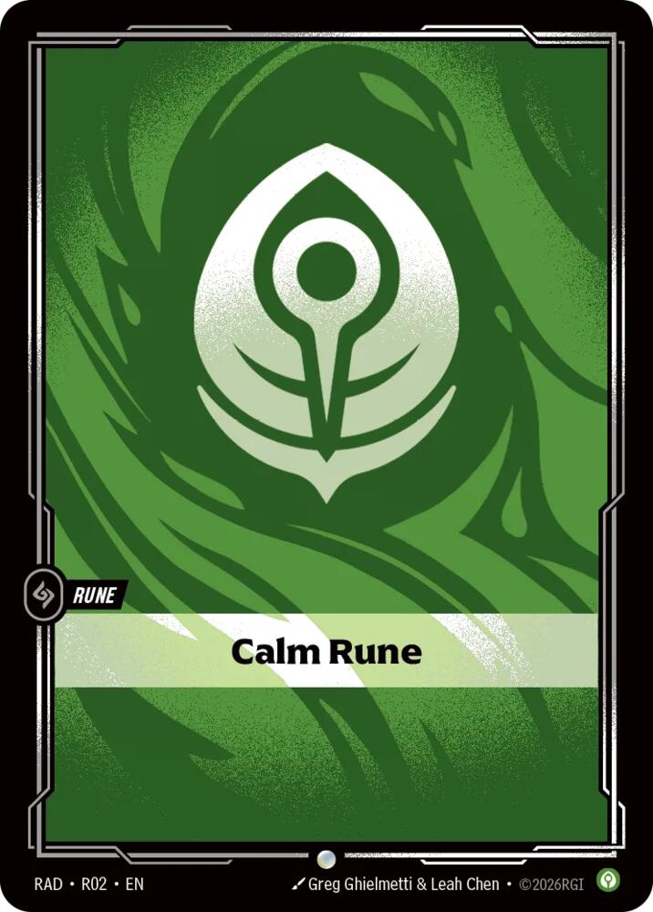 Calm Rune - R02 (RAD) Common