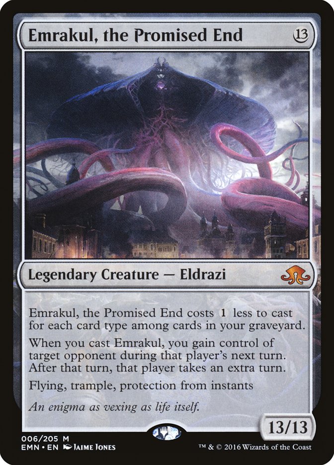Emrakul, the Promised End (EMN-M) Moderate Play