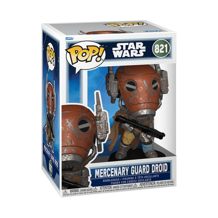 POP Figure: Star Wars The Mandalorian and Grogu #0821 - Mercenary Guard Droid