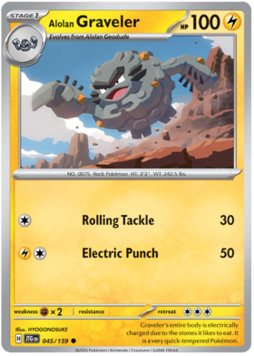 Alolan Graveler - 045/159 (JTG) Common