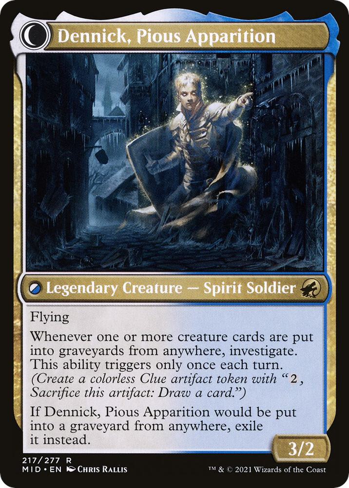 Dennick, Pious Apprentice//Dennick, Pious Apparition (MID-R-LIST)