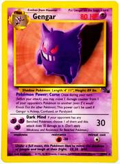 Gengar - 20/62 (FO) Rare - Moderate Play Unlimited