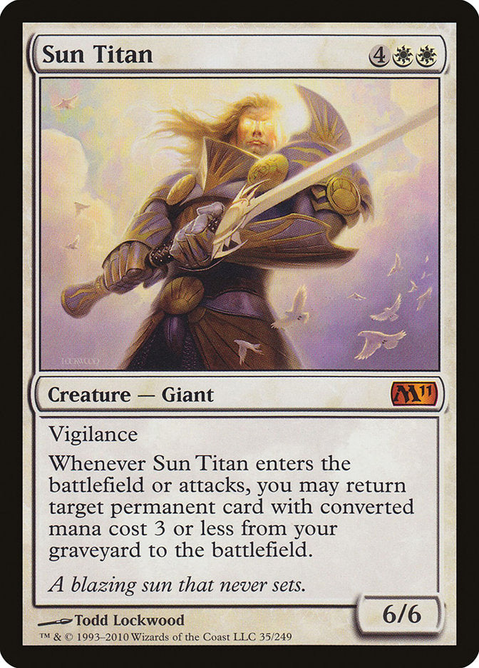 Sun Titan (M11-M-FOIL) Heavy Play