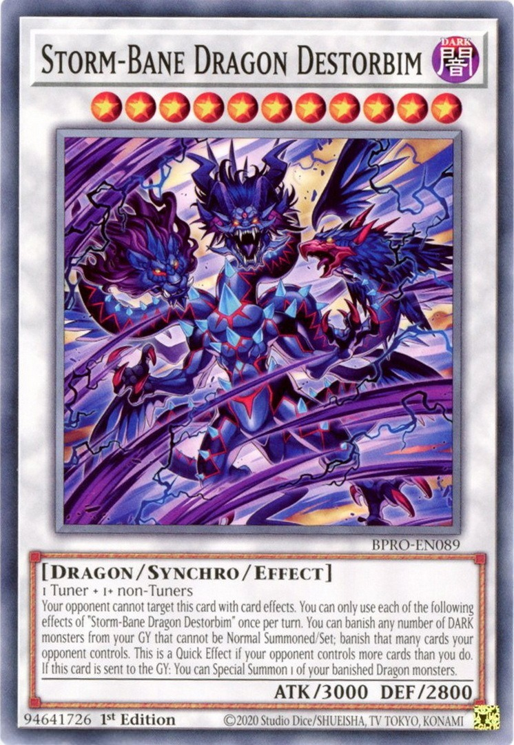 Storm-Bane Dragon Destorbim (BPRO-EN089)