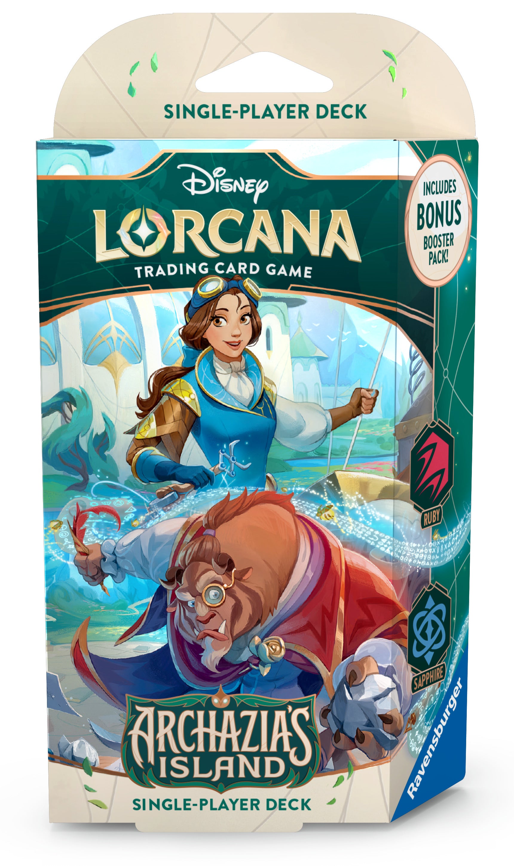 Archazia's Island Disney Lorcana Starter Deck Ruby & Sapphire Archazia's Island Disney Lorcana Starter Deck Ruby & Sapphire