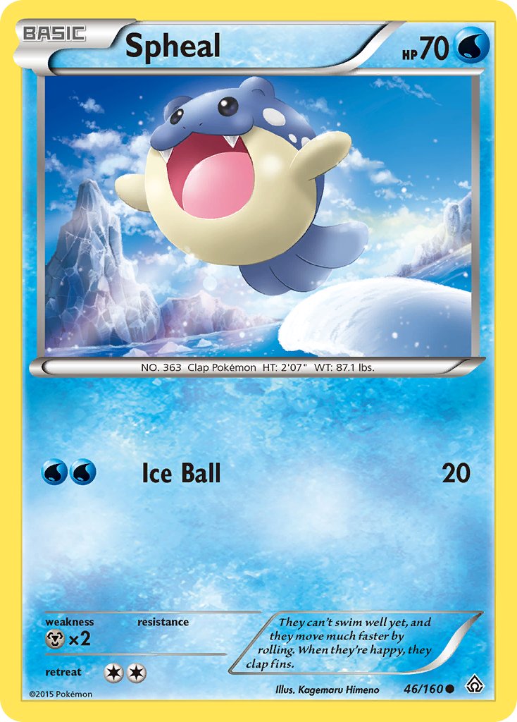 Spheal - 046/160 (PRC) Common - Near Mint