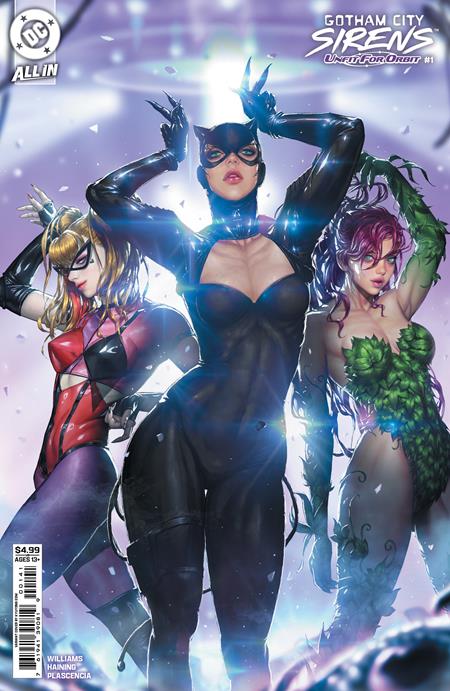 GOTHAM CITY SIRENS UNFIT FOR ORBIT #1 (OF 5) CVR C KYUYONG EOM CARD STOCK VAR