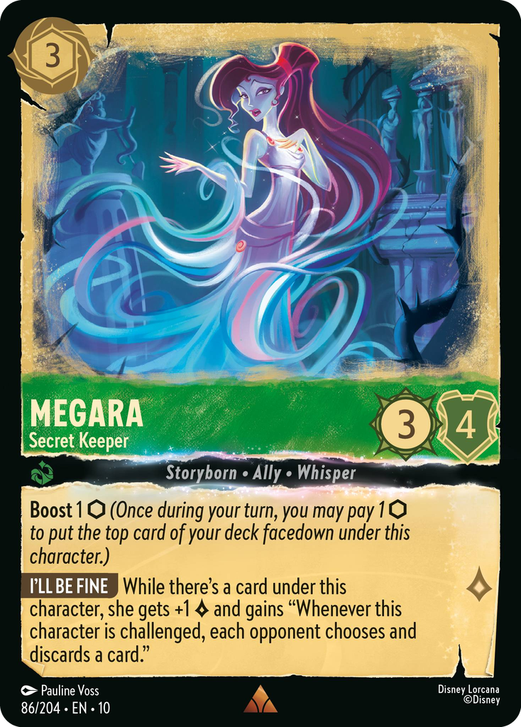 Megara - Secret Keeper (086/204 - Whispers in the Well) Rare