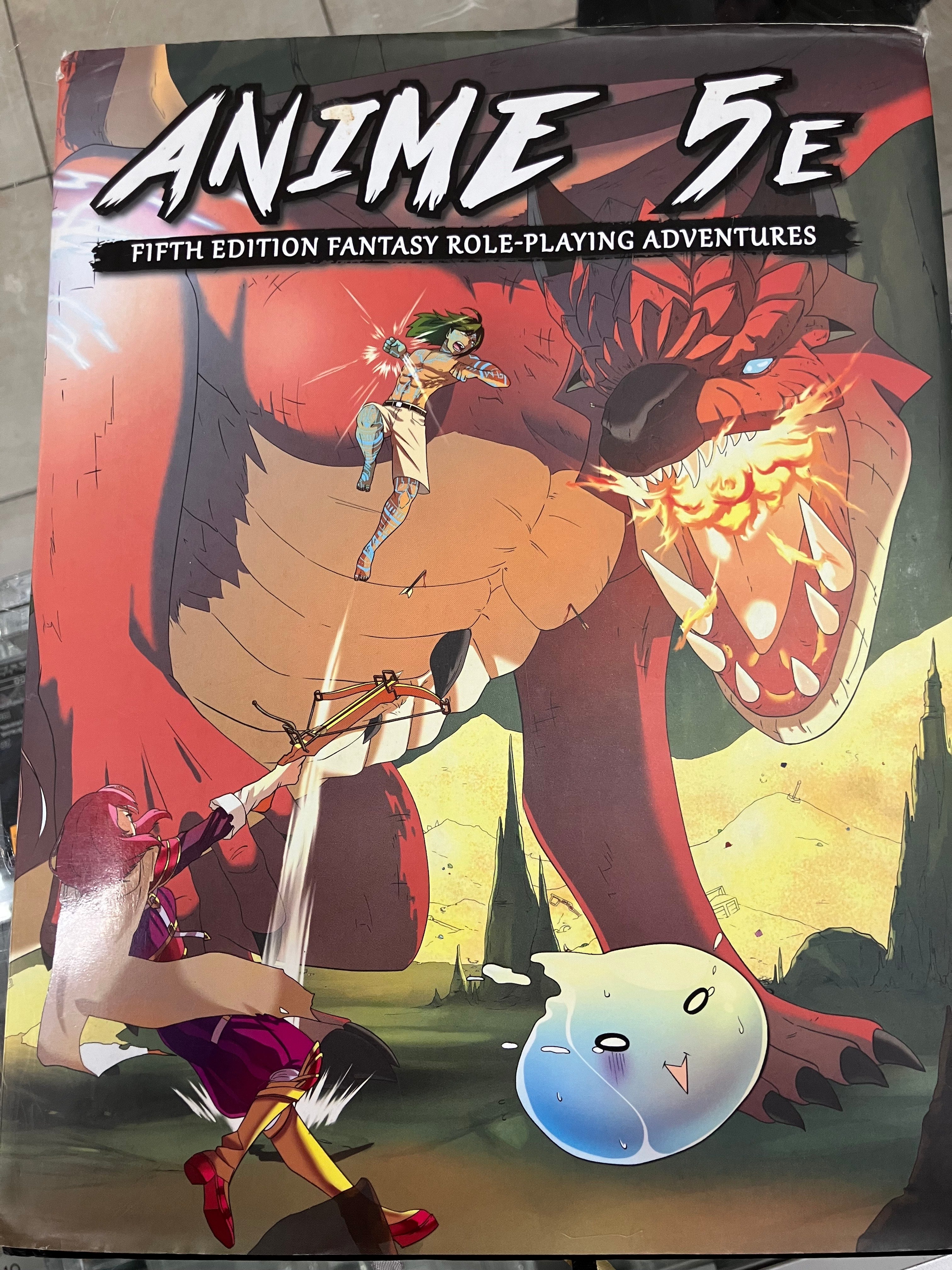 D&D 5E OGL: Anime 5E (Deluxe Edition) (Mark MacKinnon Signed) (USED)