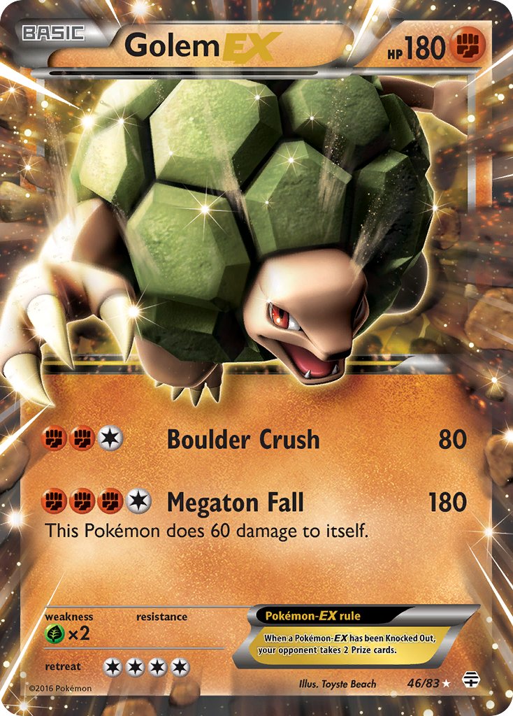 Golem EX - 046/083 (GEN) Ultra Rare - Near Mint Holofoil