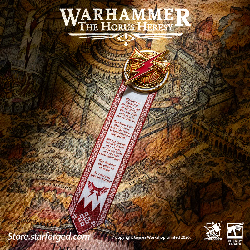 Starforged: Warhammer 40K - Seal & Badge - White Scar