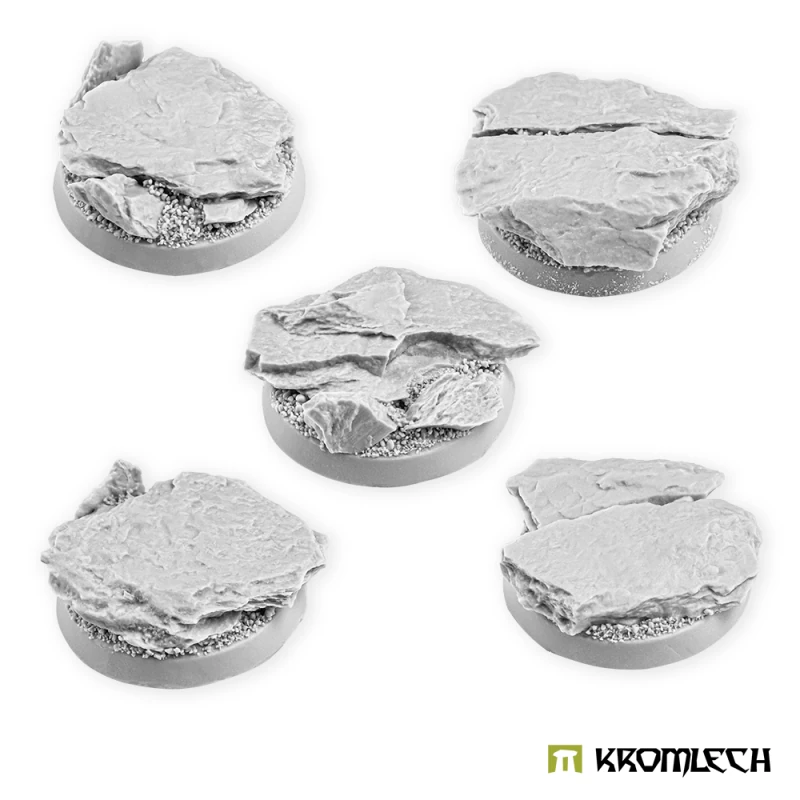 Kromlech KRRB003: Rocky Outcrop Round 32mm (5)