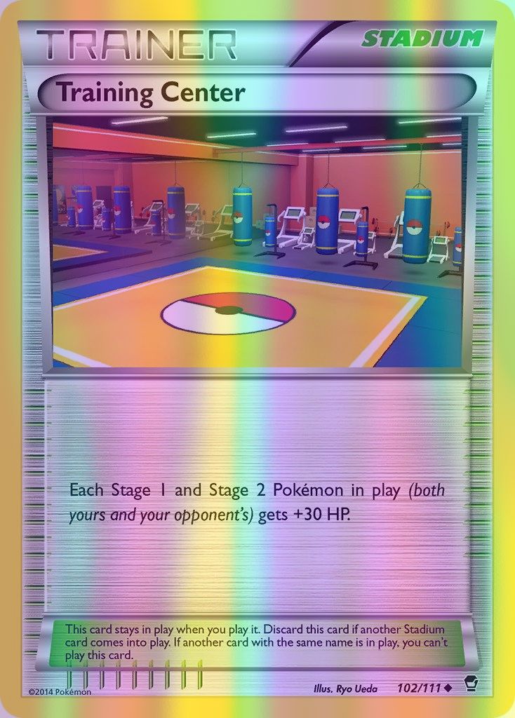Training Center - 102/111 (FFI) Uncommon - Near Mint Reverse Holofoil