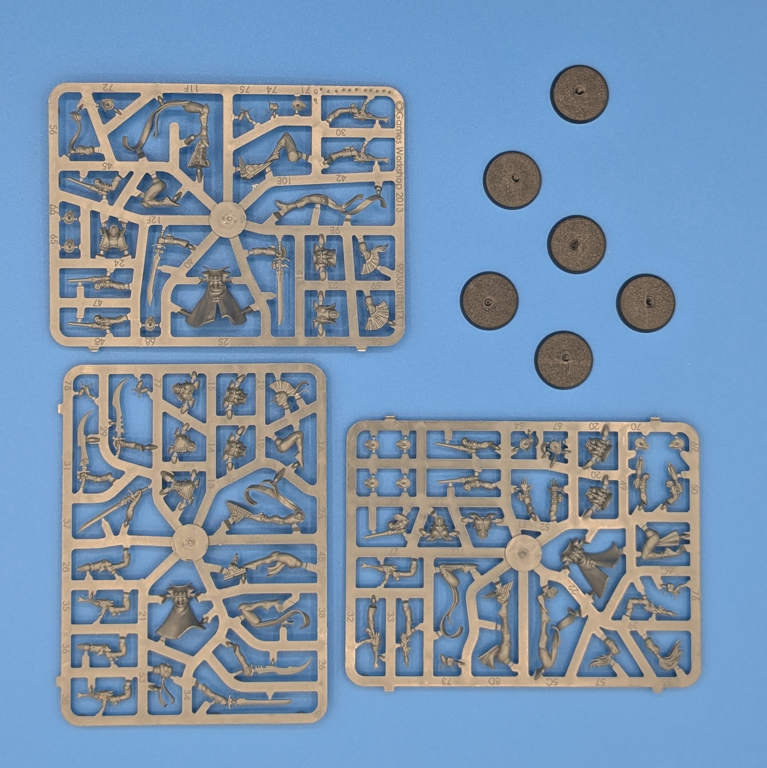 40K: Aeldari - Harlequin: Troupe (USED) (On Sprue) Lot 6