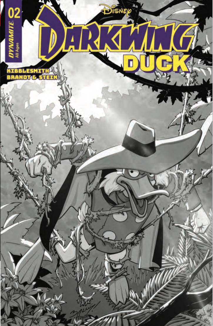 DARKWING DUCK #2 CVR I 10 COPY INCV BAGLEY LINE ART