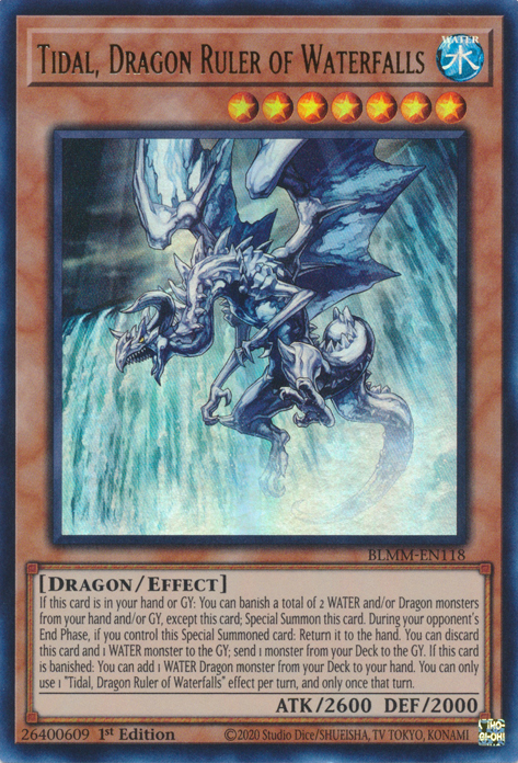 Tidal, Dragon Ruler of Waterfalls (BLMM-EN118)