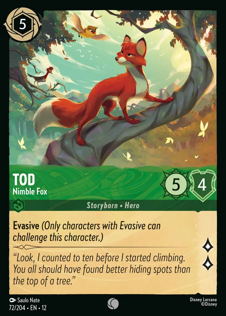 Tod - Nimble Fox (Wilds Unknown - 072/204) Common