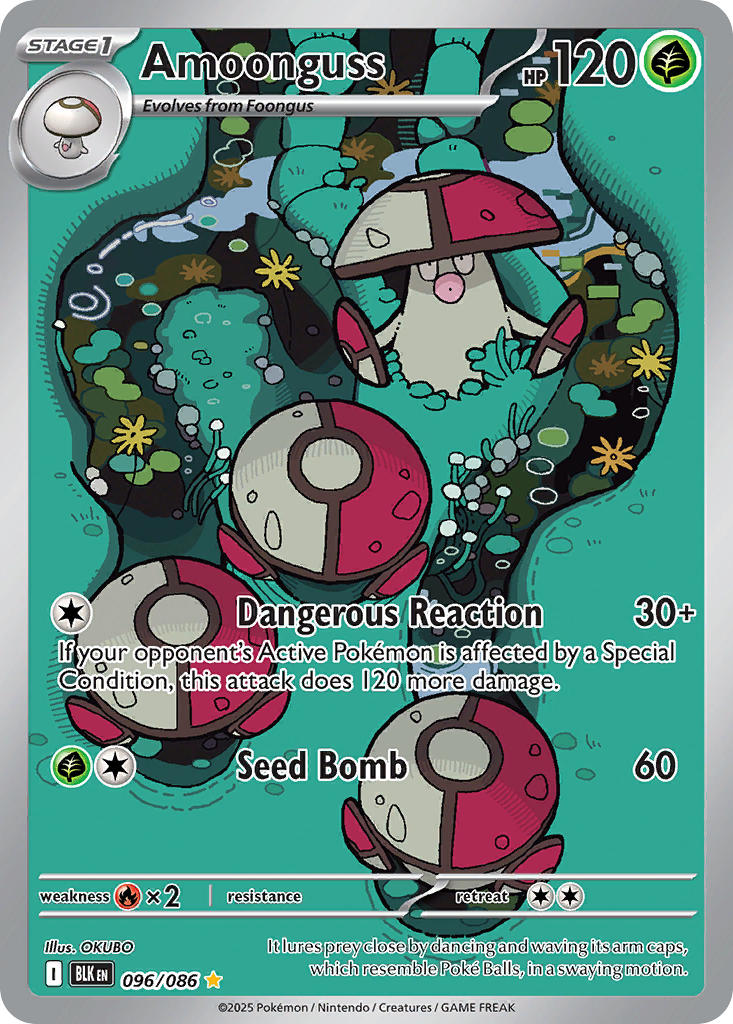 Amoonguss - 096/086 (BLK) Illustration Rare