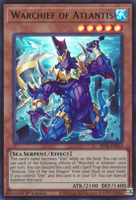 Warchief of Atlantis (BETB-EN014)