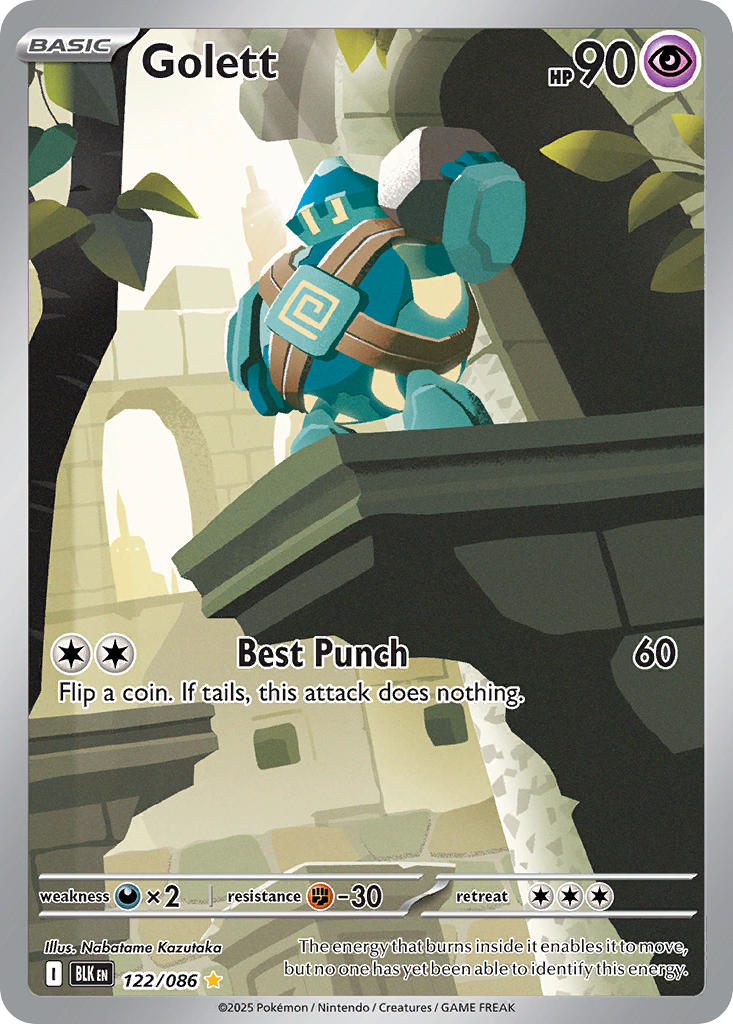 Golett - 122/086 (BLK) Illustration Rare