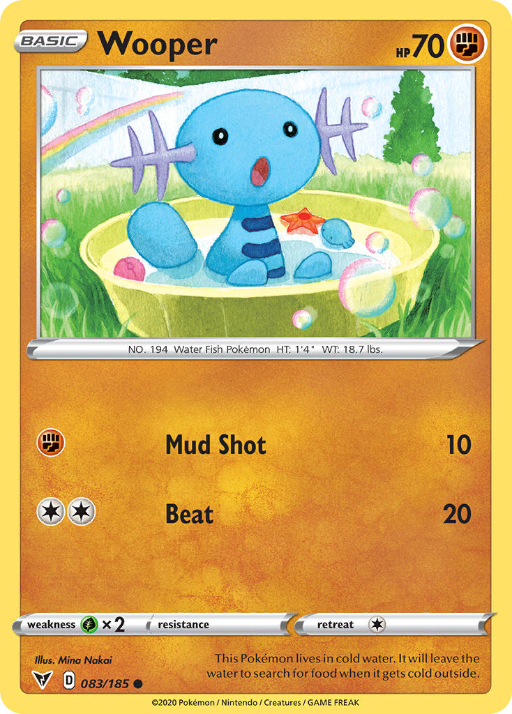Wooper - 083/185 (SWSH04) Common - Near Mint