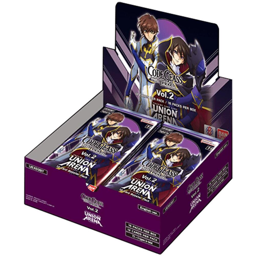 Code GEASS: Lelouch of the Rebellion Vol. 2 Union Arena Booster Box Code GEASS: Lelouch of the Rebellion Vol. 2 Union Arena Booster Box