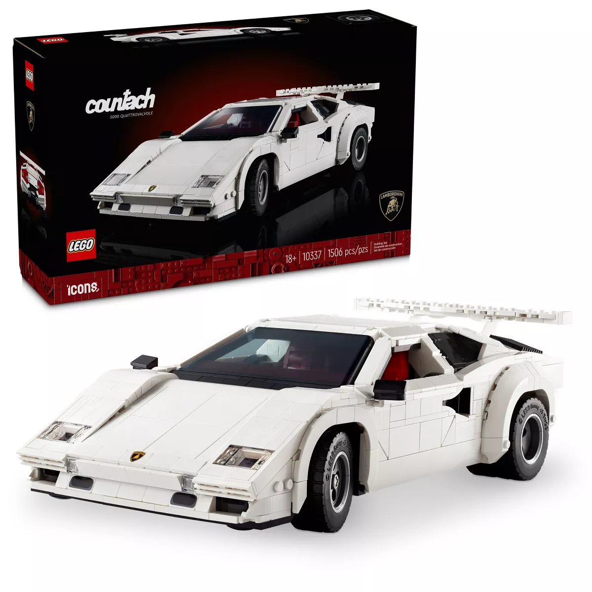 Lego: Icons - Lamborghini Countach 5000 Quattrovalvole (10337)