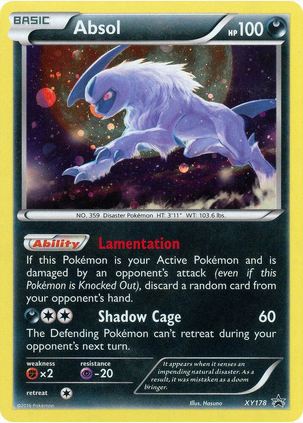 Absol - XY178 (XY:PR) Promo - Near Mint Holofoil