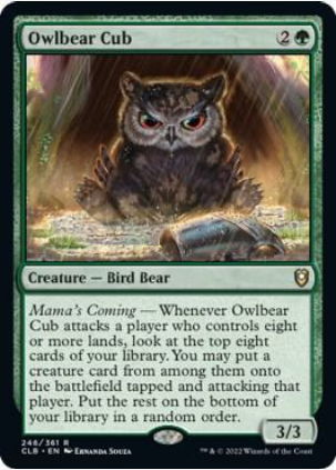 Owlbear Cub (CLB-R-FOIL)