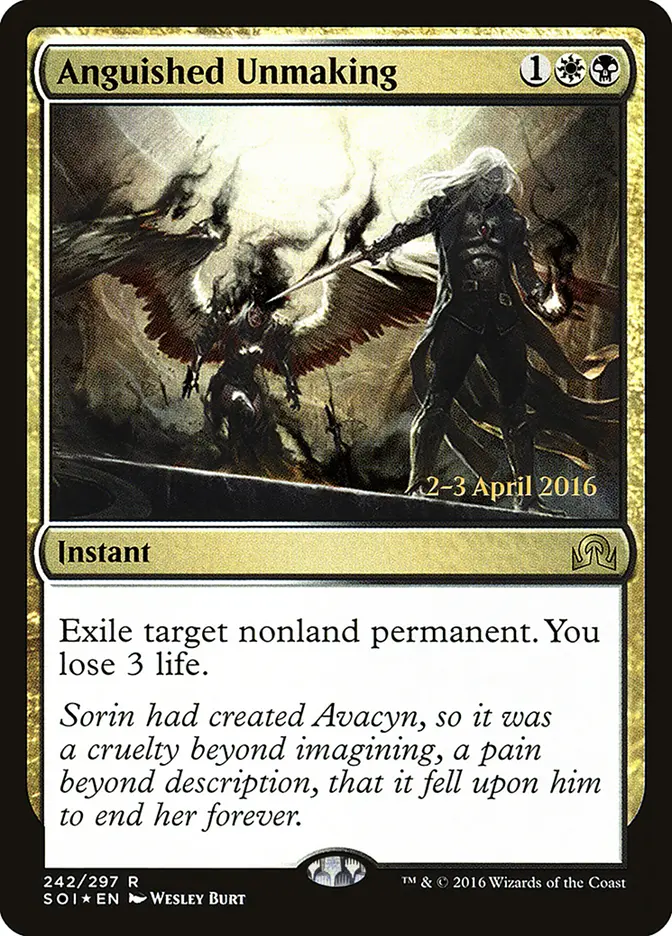 Anguished Unmaking (SOI-R-PRE) Damaged
