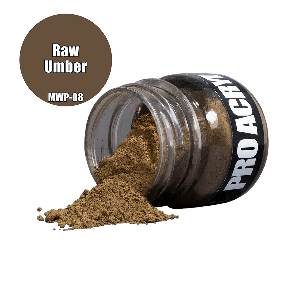 Monument Hobbies: PRO Acryl Weathering Pigments - 08 Raw Umber (37mL)