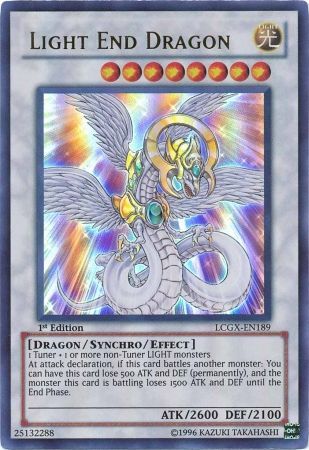 Light End Dragon (LCGX-EN189) Ultra Rare Near Mint 1st Edition