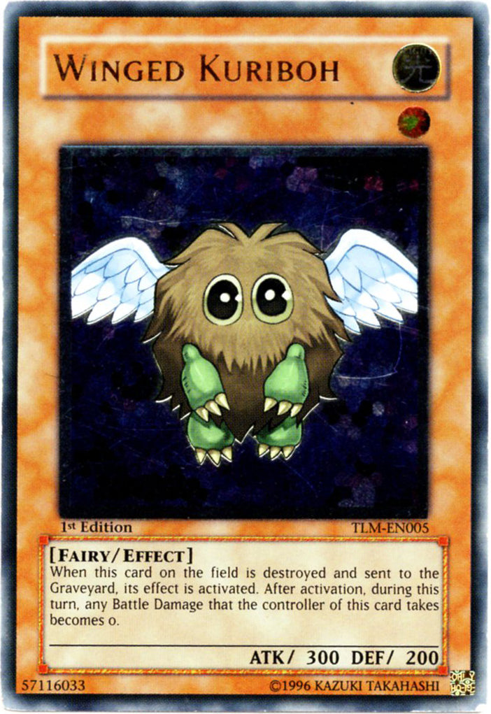 yugioh card winged kuriboh Winged Kuriboh (TLM-EN005) UTR 1st Edition Light Play